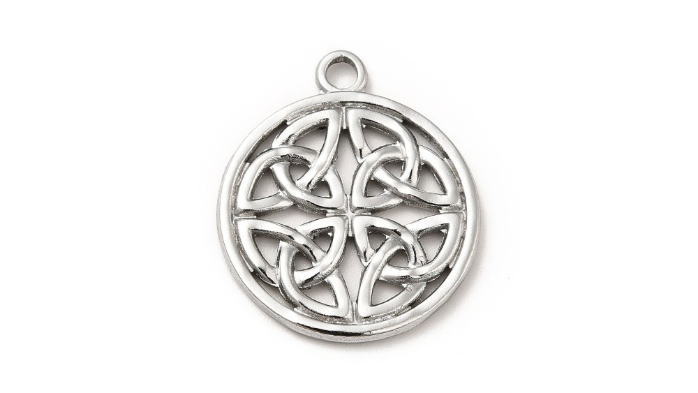 pendentif nœud celte acier