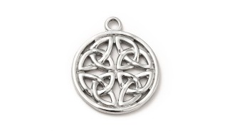 copy of Pendentif nœud celte en acier inoxydable plaqué or 18k