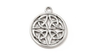 copy of Pendentif nœud celte en acier inoxydable plaqué or 18k