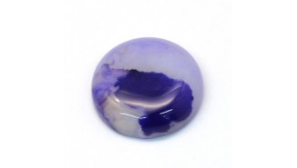 cabochon agate rayée