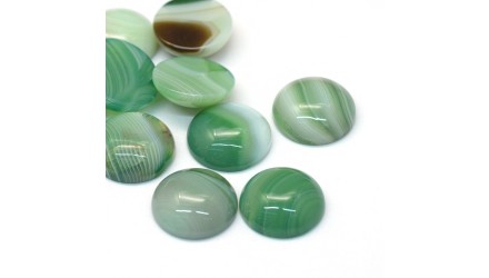 copy of Cabochon 12mm agate indienne naturelle