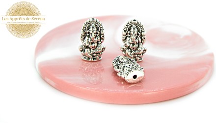 copy of Perles Bouddha 11mm en zamak argent