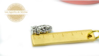copy of Perles Bouddha 11mm en zamak argent