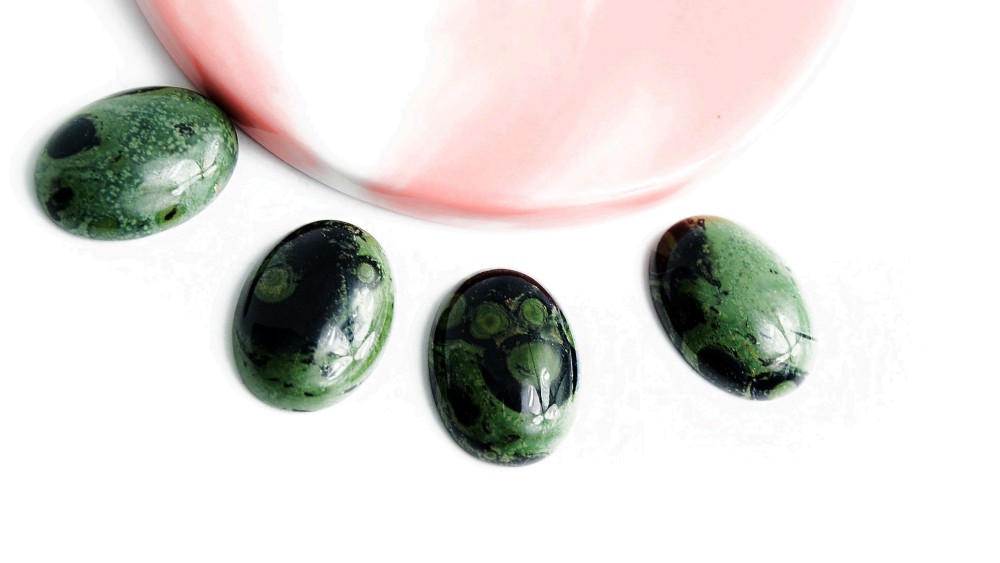 copy of Cabochon 12mm agate indienne naturelle
