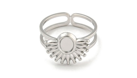 copy of Support bague serpent en acier inoxydable doré plaqué 18K