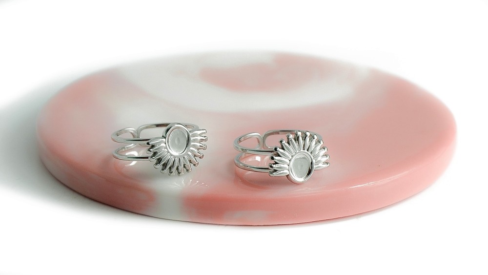 copy of Support bague serpent en acier inoxydable doré plaqué 18K