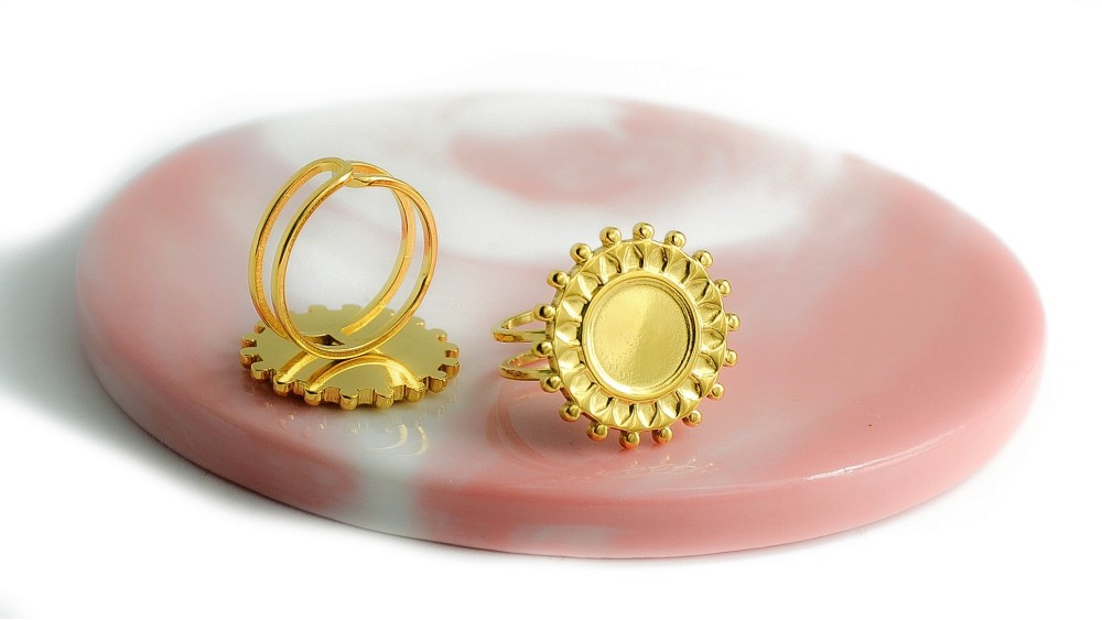 bague ronde 10mm acier