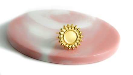 bague ronde 10mm or