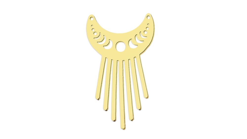 copy of Connecteur fleur de lotus zamak plaqué or 18K
