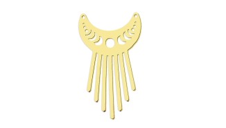 copy of Connecteur fleur de lotus zamak plaqué or 18K