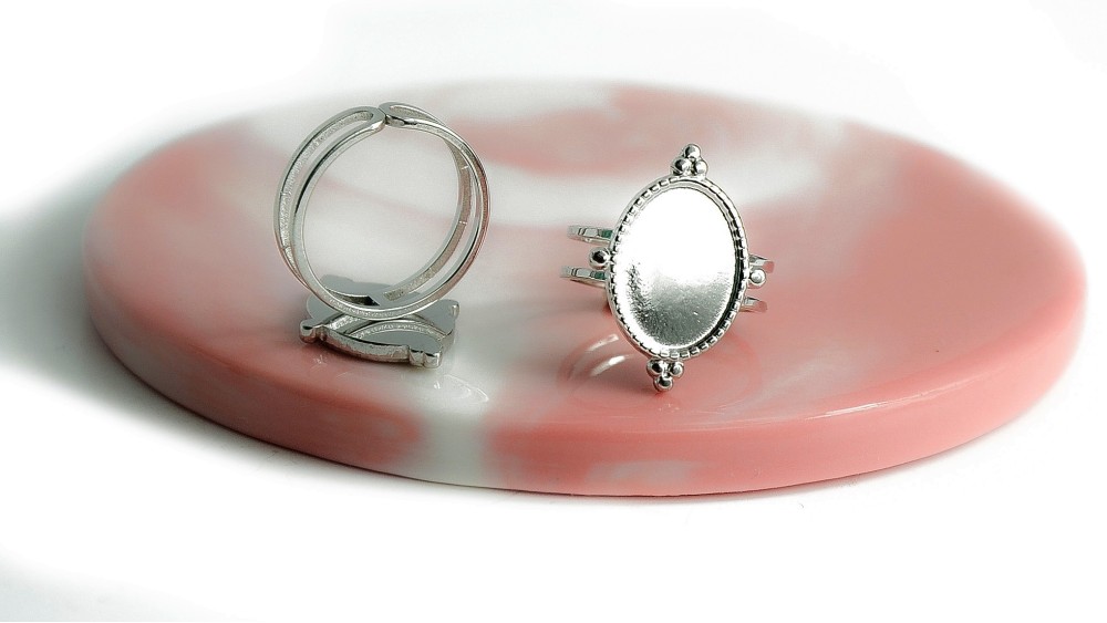 copy of Support bague serpent en acier inoxydable doré plaqué 18K
