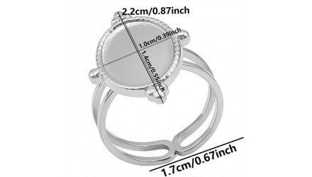copy of Support bague serpent en acier inoxydable doré plaqué 18K