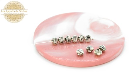 perles argent 8mm
