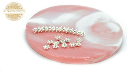 perles intercalaires étoiles 5mm