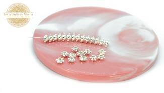 copy of Perles Bouddha 11mm en zamak argent