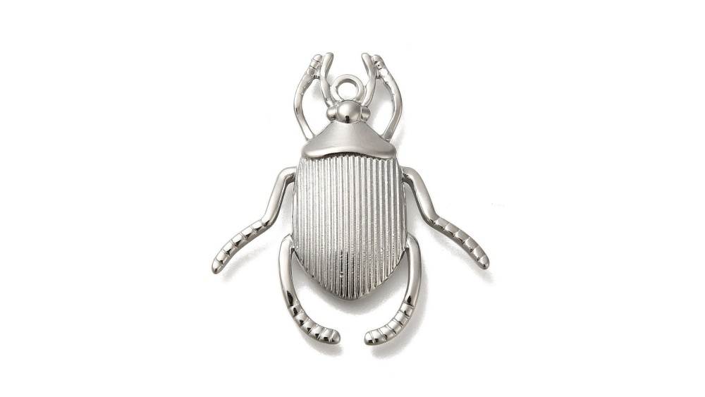 copy of Pendentif scarabée en laiton plaqué argent