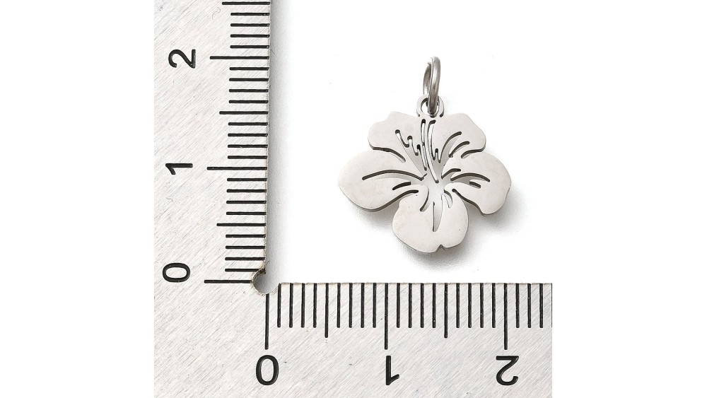 pendentif fleur hibiscus