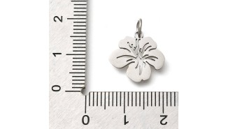 pendentif fleur hibiscus