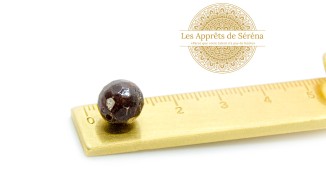 copy of Perles à facettes 10mm agate naturelle teintée bleue