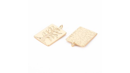 copy of Pendentif fleur Dalhia en acier inoxydable plaqué or 18k