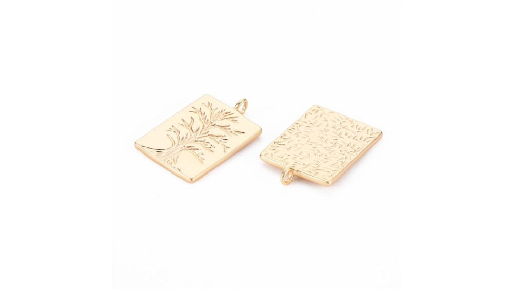 pendentif rectangle arbre