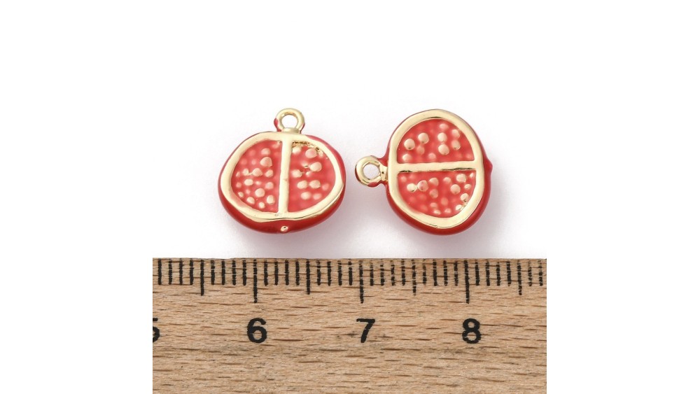 pendentif fruit rouge