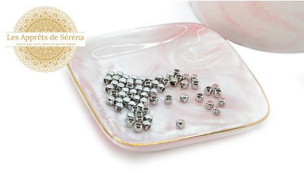 copy of Perles Bouddha 11mm en zamak argent