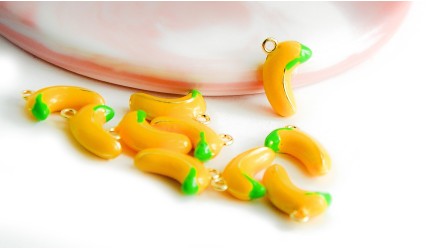 pendentif émaillé banane