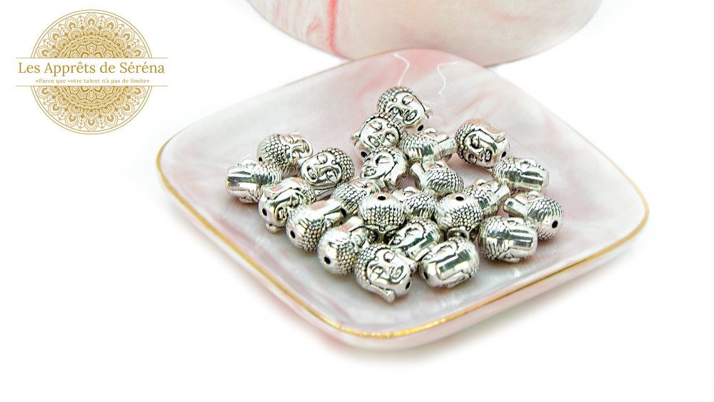 perles bouddha zamak
