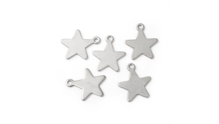 pendentif étoile acier