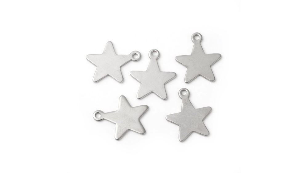 pendentif étoile acier