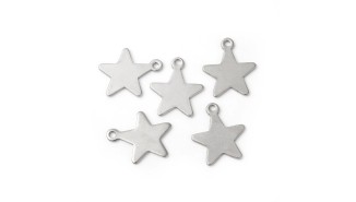 pendentif étoile acier