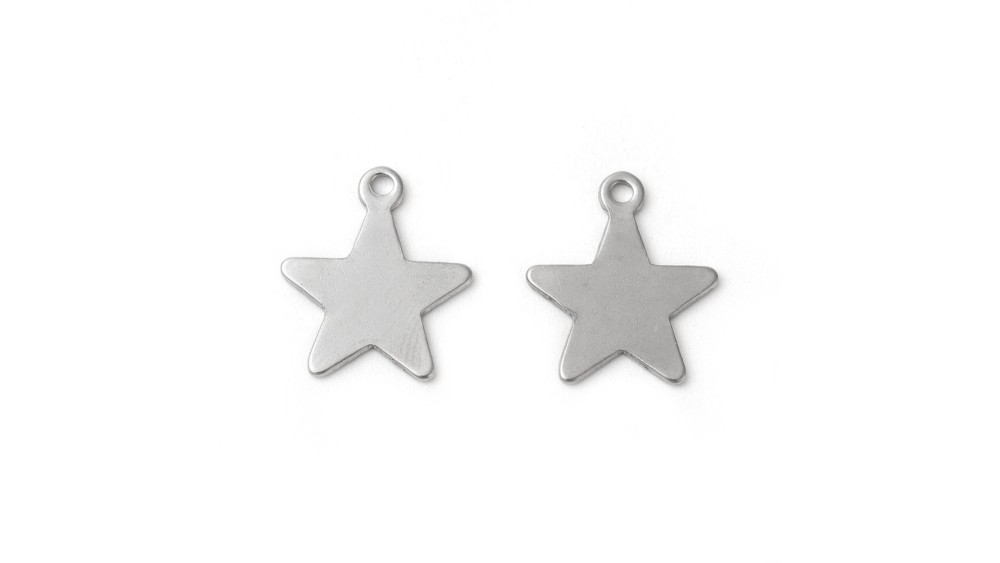 pendentif étoile acier