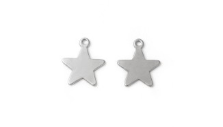 pendentif étoile acier