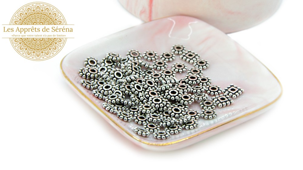 perles fleurs zamak