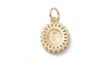 médaille sainte vierge strass
