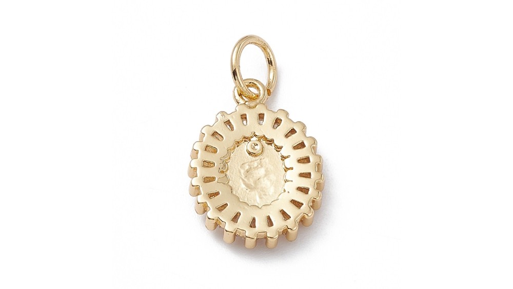 médaille sainte vierge strass