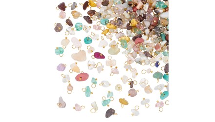 copy of Petits pendentifs x 10 en pierre naturelle 8mm lapis etc