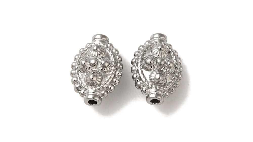 perle lanterne acier argent