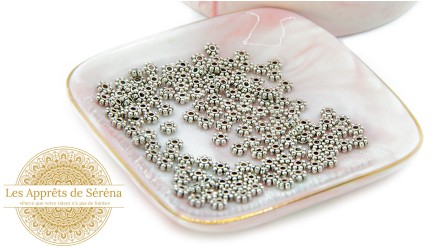 copy of Perles Bouddha 11mm en zamak argent