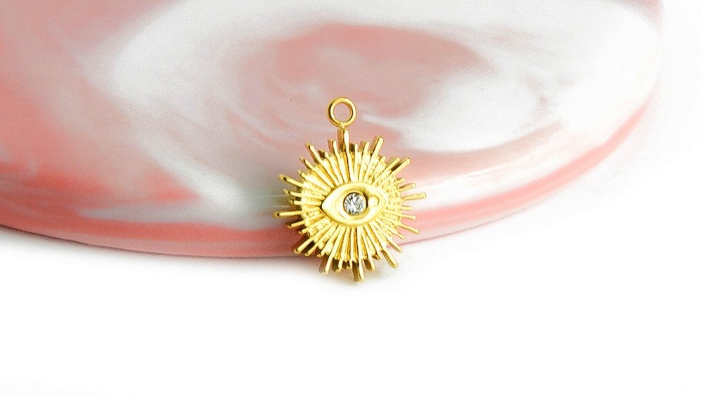 copy of Pendentif poisson x4 acier inoxydable 304 plaqué or 18k