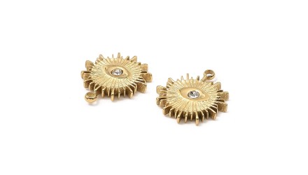 copy of Pendentif poisson x4 acier inoxydable 304 plaqué or 18k