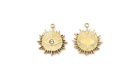 pendentif mauvais œil 18k