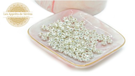 copy of Perles Bouddha 11mm en zamak argent
