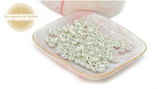 perles étoiles argent