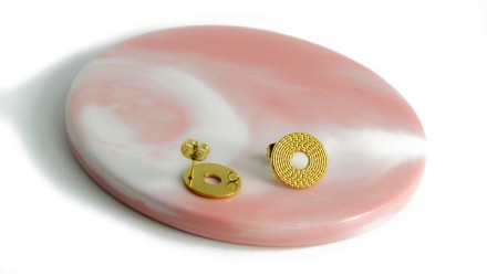 puce acier ronde