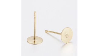 copy of Puces d'oreille en acétate violette x paire