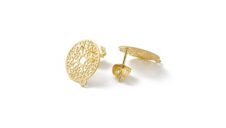 copy of Puces d'oreille en acétate violette x paire
