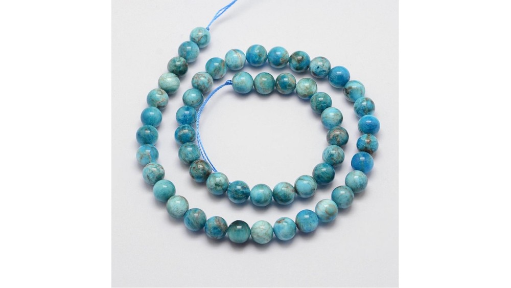perle apatite  8mm