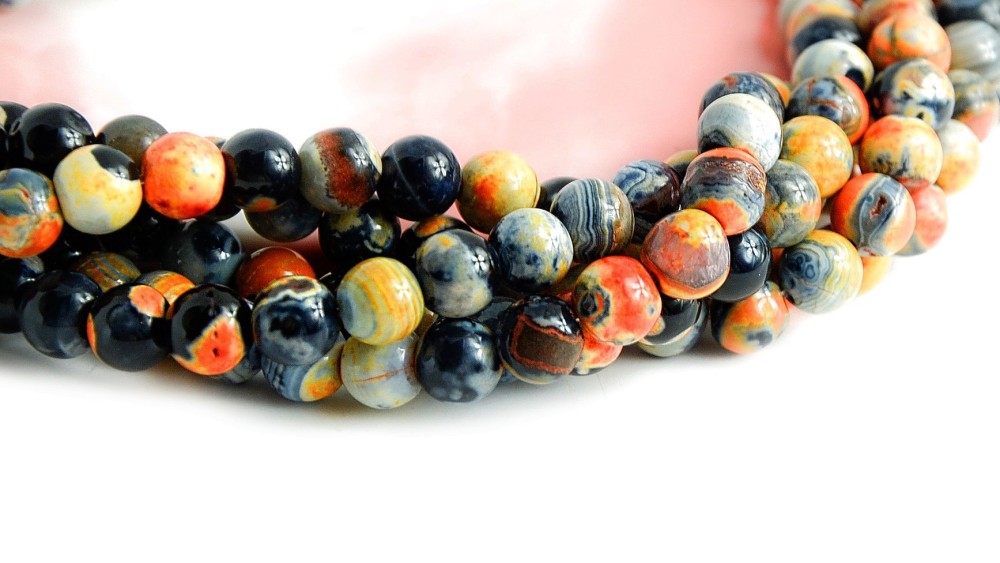 copy of Perles rondes lisses 8mm rhodonite naturelle
